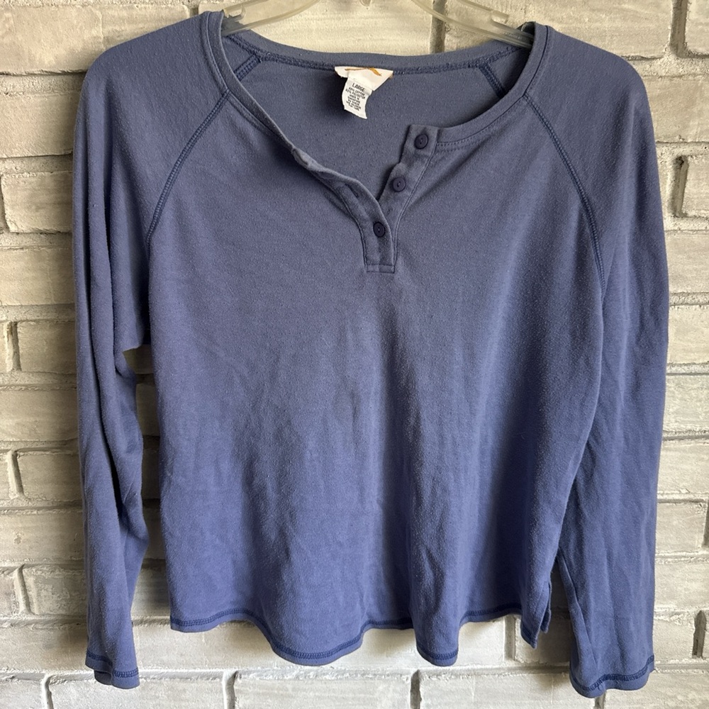 Sunday Brunch Large Lavender Long Sleeve Sleep Top
